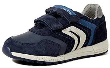 Geox Jungen J Alben Boy Sneakers, Navy Dk Avio, 39 EU