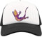 Cute Cartoon Gecko Belly Flop Trucker Baseball Cap One Size