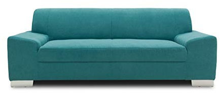 DOMO. collection Sofa Alisson, 3er Couch, 3-Sitzer, 3er Garnitur, Polstergarnitur 199 x 83 x 75 cm (BxTxH), in türkis