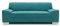 DOMO. collection Sofa Alisson, 3er Couch, 3-Sitzer, 3er Garnitur, Polstergarnitur 199 x 83 x 75 cm (BxTxH), in türkis