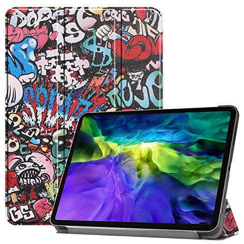 Lobwerk - Custodia per Apple iPad PRO 11 2020 11 Pollici, con Funzione di Supporto e Funzione di spegnimento Automatico Multicolore C2.