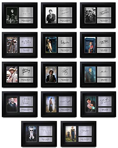 HWC Trading FR Autogramm mit Autogramm, A4, Dr Who, A4, gerahmt