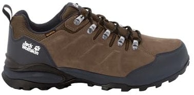 Jack Wolfskin Herren Refugio Texapore Low M Walking-Schuhe, Brown / Phantom, 47.5 EU