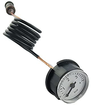 HTS PRESSURE GAUGE COMPATIBLE WITH WORCESTER GREENSTAR SYSTEM 12 15 18 24 i JUNIOR 24i 28i MK5 25 30 Si 30 CDi RD 430i 532i 537i HIGHFLOW 440 440 550 CDI 25 29 30 CDI 31 CDI PRESSURE GAUGE 87161164280