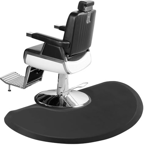 Lorvain 90 cmx152 cm Salon-Bodenmatte, Anti-Müdigkeit, Friseursalon-Stuhl-Matte für runde Stuhlbasis, Haarstylisten, Schönheits-Bodenmatten, dick, Büro, Komfort-Bodenmatte für Salon und Friseurbedarf