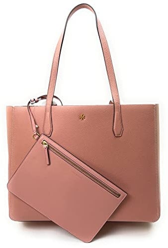 Tory Burch Damen Blake Tote Bag (Pink Moon Cortado), Pink, Large
