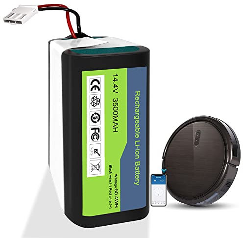 Tesvor X500 Akku, BOANV 14.4V 3800mAh hohe Kapazität Li-Ion Ersatz-Akku für Eufy RoboVac 15C 15C MAX,Hybrid RoboVac 30 30C 35C,11 11S 11S MAX,Deebot N79 N79S