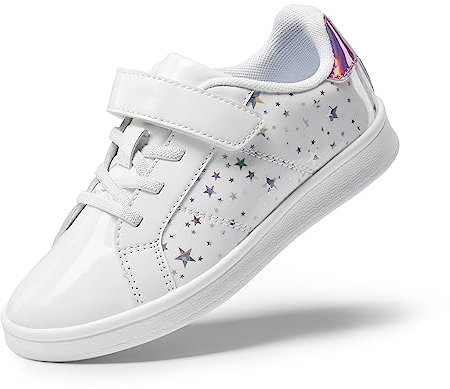 DREAM PAIRS KIDS Scarpe Sportive Slip-on per Bambini Scarpe da Corsa Leggere con Suola Antiscivolo Scarpe da Ginnastica Ragazzi ,Size 31,Bianco,SDFS2210K