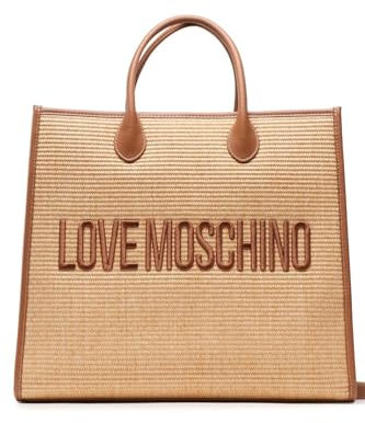 Love Moschino Damen Jc4318pp0gkn120a Einkaufstasche, Camel