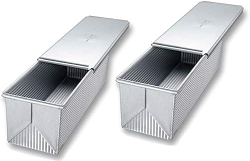 USA Pan Pullman Kastenform, 9 x 4 x 4 cm, aluminierter Stahl