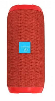 TECHANCY Red, portable, bluetooth 5.0, speaker, wireless