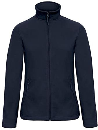 Niscioma Felpa Zip Intera Donna - Maglia Tuta Felpata Invernale Maglie Senza Cappuccio Tinta Unita, Felpe da Lavoro Micropile Poliestere, Modello Basic Lady
