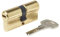Yale 110724040040201 Hochsicherheitszylinder CS10 Doppelkupplung, Messing, 40 x 40 mm, Schraubenschlüssel