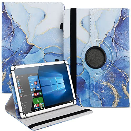 NAUCI Tablet Hülle kompatibel mit Bufo TP1040 TP1036 MB1001 Tasche Schutzhülle Case Universal Cover 10,1 Zoll aus Kunst-Leder Standfunktion 360° Drehbar, Farbe:Motiv 18