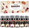 AESHORY Backöl Ätherische Öle Set 6x 10ML, Aromatherapie Duftöl für Diffuser, Kerzenherstellung - Lebkuchen, Kürbiskuchen, Kürbis-Pekannuss-Waffeln, Schokoladenkeks, Kirsch-Käsekuchen, Kaffeekuchen