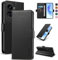Yunubeyii Coque pour Honor 90 Lite - [Blocage RFID] Housse Étuis de Protection PU Luxe [Magnétique] [Fente Carte] [Stand] Portefeuille Flip Case,[Noir]