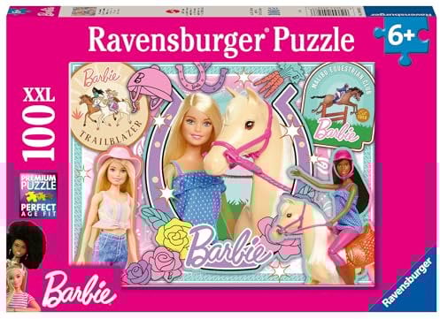 Ravensburger Barbie 100 Piece Jigsaw Puzzles for Kids Age 6 Years Up
