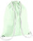 Veproli Baumwoll Turnbeutel Sportbeutel Zuziehbeutel Gymsack Sack Jute Schule Rucksack (Pastel Mint)
