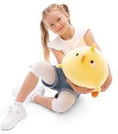 NICI Kuscheltier Piu Piu 30x36cm gelb - Stofftier aus weichem Plüsch, niedliches Plüschtier zum Kuscheln und Spielen, für Kinder & Erwachsene, tolle Geschenkidee