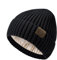 Durio Mütze Damen Strickmütze Herren Vielseitige Strickmütze für Damen und Herren Beanie Ideal für kaltes Wetter Schwarz Einheitsgröße