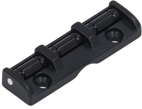 6 String Roller Nut for Electric Guitar, 43mm Metal Roller Nut Replacement, Protective Support Bracket for Stratocaster Telecaster Headless Neck (Black