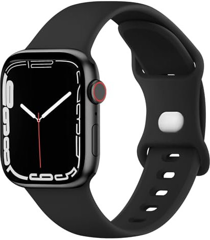 Wanme Compatibles con Correa Apple Watch 38mm 40mm 41mm 42mm 44mm 45mm 49mm 46mm, Correas de Silicona, Pulseras de Repuesto Deportiva Impermeable para iWatch Series 10 9 Ultra 8 7 6 5 4 3 2 1 SE