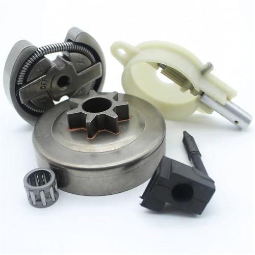 LALAL .325 7T Clutch Drum Oil Pump Oiler Cage Bearing Kit for Husqvarna 142 141 137 136 36 41 Chainsaw Parts