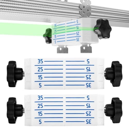 2 staffe di livellamento per soffitto sospeso profilo CD60 ES appendiabiti per cartongesso regips