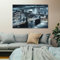 Wandbilder Dekoration Wohnzimmer Brooklyn Bridge, New York City Bilder auf Leinwand 80x160cm Leinwandbild Schlafzimmer Küche Deko Wand Kunstdruck Art Groß XXL Wanddeko Bild Wall Decor Canvas