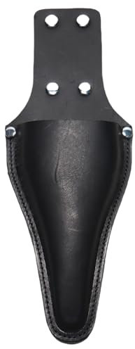 quipuda Lederetui für Gartenscheren, Echtes Leder Gartenschere Lederholster,Werkzeughalter Gürtelhalter für den Gürtel, Tasche für Zangen,Schere oder Gartenmesser Tasche (Gerade)