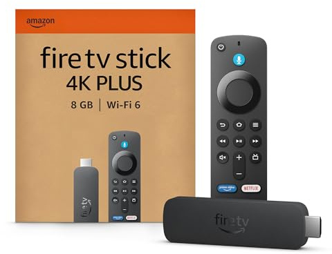 Zertifiziert und generalüberholt Amazon Fire TV Stick 4K Plus, mit Unterstützung für Wi-Fi 6 sowie Streaming in Dolby Vision/Atmos und HDR10+