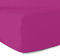 Le linge de Jules Drap-Housse 90x190 100% Coton 57 Fils Fuchsia