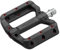 Funn Black Magic Kunststoff-Flachpedal-Set für Mountainbike - Leichte breite Plattform-Fahrradpedale für Stabilität, 9/16-Zoll CrMo-Achse Fahrradpedale für MTB/BMX/Urban/Gravel-Fahren (Rote Pins)