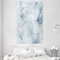 ABAKUHAUS Marmor Wandteppich und Tagesdecke, Weiche Hazy Ottoman-Art aus Weiches Mikrofaser Stoff Waschbar ohne Verblassen Digitaldruck, 140 x 230 cm, Hellblaue graue Minze