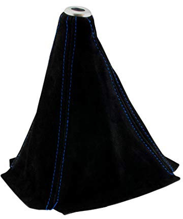 Schaltsack Universal Schaltmanschette Naht Blau Schaltknauf Abdeckung Schwarz
