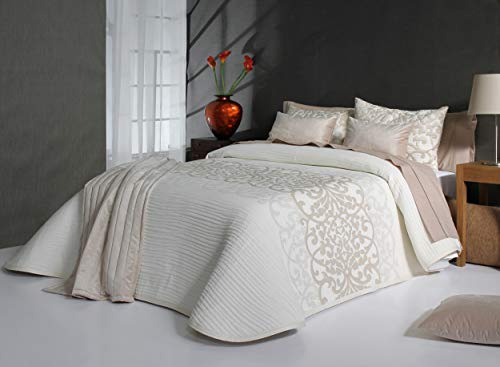 Reig Martí Colcha Cama 150 cm Crudo Pompey
