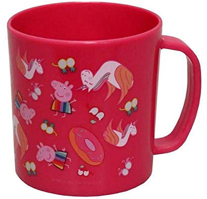 CYP Brands - Taza de Plástico Peppa Pig Apta para Microondas Color Rosa