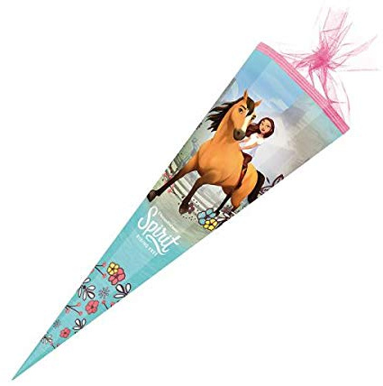 Schultüte / Zuckertüte / 85cm / eckig / Spirit Riding free