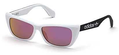 adidas Originals Damen OR0027 Sonnenbrille, Bianco/Nero, Taglia Unica