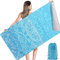 NovForth Strandhandtuch, 180 * 90 cm Mikrofaser Strandtuch mit Tasche, Schnelltrocknende Sporthandtücher, Reisehandtuch Saunahandtuch, Tragbares Badetuch Groß für Reise, Strand, SPA, Sauna