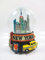 New York große Schneekugel 13 cm Snowglobe mit Spieluhr Broadway Times Square
