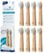 truemorrow Nachhaltige Aufsteckbürsten aus Bambus für Oral B Pulsonic Schallzahnbürste | 8 Stück | plastikfreier biologisch abbaubarer Griff | vegan | Mittlere Borsten