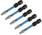Draper Expert TX-Star Torx 1/4 Inch Hex Key Set (5-Pieces) | T15 50 mm Impact Screwdriver Bits Set | 05651
