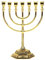 Vintage Decor Menora Tempel Kerzenhalter mit 7 Zweigen, Kerzenständer, Retro-Kerzenständer, Tafelaufsatz, Tischdekoration