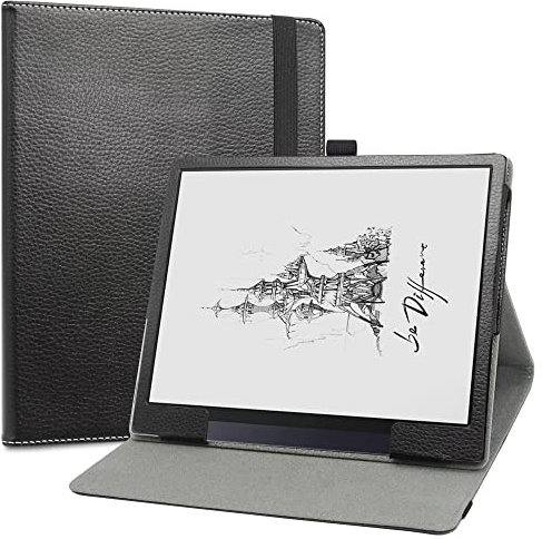 LiuShan Hülle für BOOX Tab Ultra,für BOOX Tab Ultra C,Folding PU Leder Tasche Hülle Case mit Ständer für BOOX Tab Ultra/Tab Ultra C 10,3 Zoll Tablet(Nicht kompatibel mit andere Tablet),Schwarz