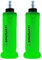 SINOVATI® TPU Faltbare Trinkflaschen, Soft Flask, Wasserflasche BPA-Frei Sportflasche für Trinkrucksack, Fahrrad, Wandern,Joggen,Camping und Klettern (Grün, 250ml x 2)