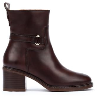 Pikolinos Stiefeletten mit Absatz in Leder HUESCA für Frauen Farbe Marrón