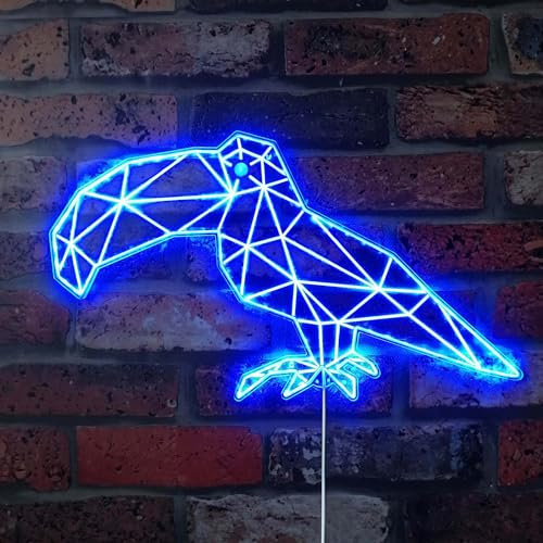 ADVPRO Tukan Geometrisches Tier RGB Dynamisches Glam LED-Schild – Schnittform – Smarte 3D-Wanddekoration – mehrfarbige dynamische Beleuchtung st06s66-fnd-i0021-c
