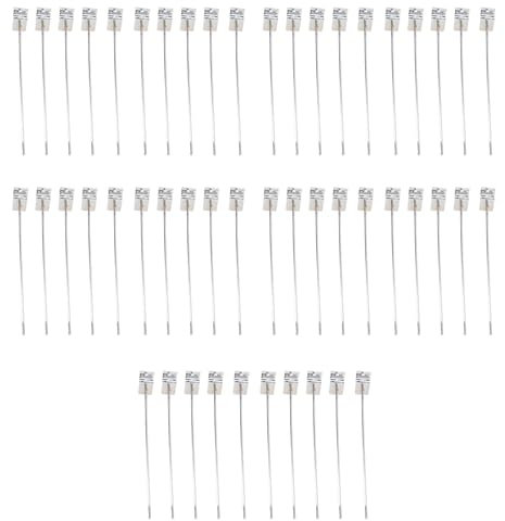 Gancio per Scheda Slot 50 Pezzi Ganci per Pareti a Doghe 20 Cm 3,3 Mm Gancio per Appendere a Parete con Stecche in Lega di Alluminio