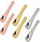 6 Pieces Metal Makeup Spatula, Mini Cosmetic Spatula Reusable Face Cream Applicator, Multifunctional Skincare Spoon Skin Care Spatula Beauty Tools for Makeup Facial Cream Facial Mask
